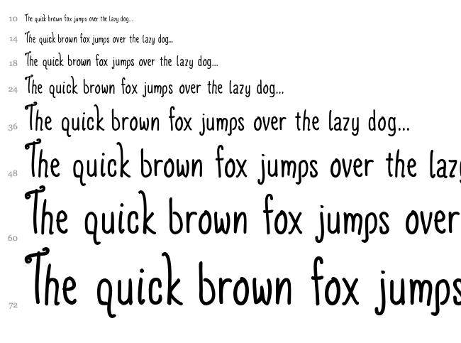 Tinfoil Tiara font waterfall